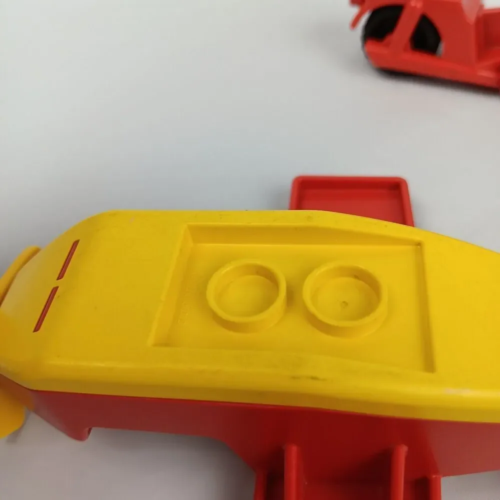 Lego Duplo Motorcycle and Airplane Building Brick Replacement Parts Vintage